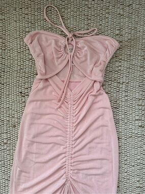 L*Space Pink Ruched Dress